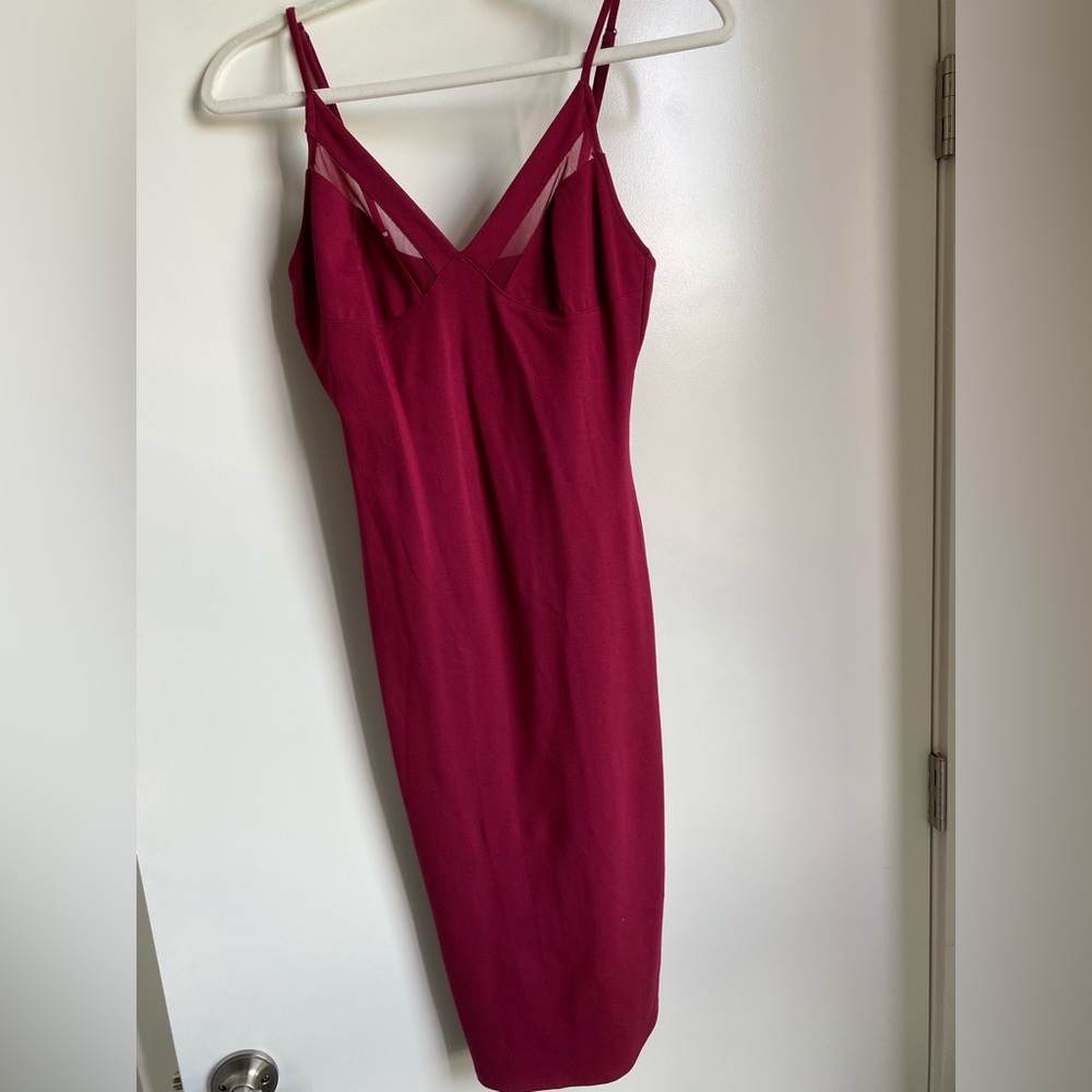 Bodycon Wine Dress